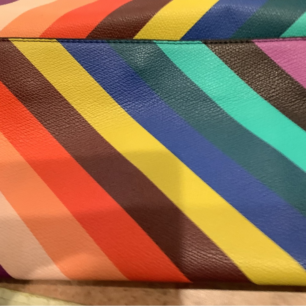 Colorful Striped Clutch - Picture 2 of 5